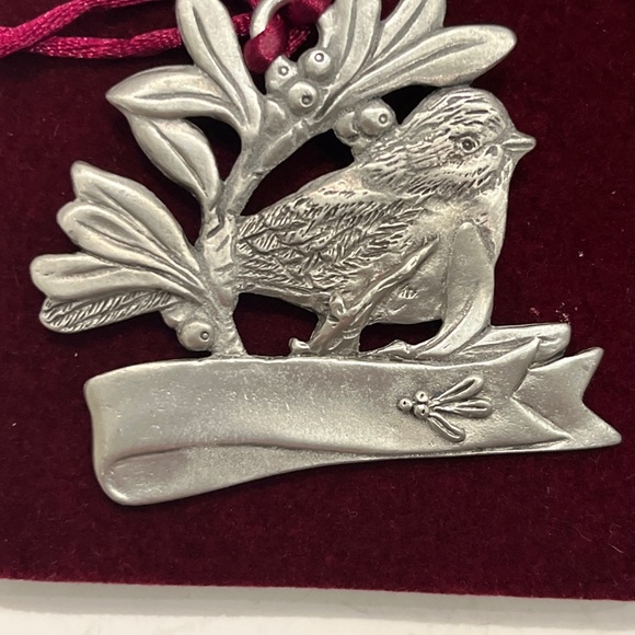 SEAGULL Pewter Canada Christmas Tree Ornaments Bird Deer 2004 2008 Lot Of 2 Box - Picture 4 of 12